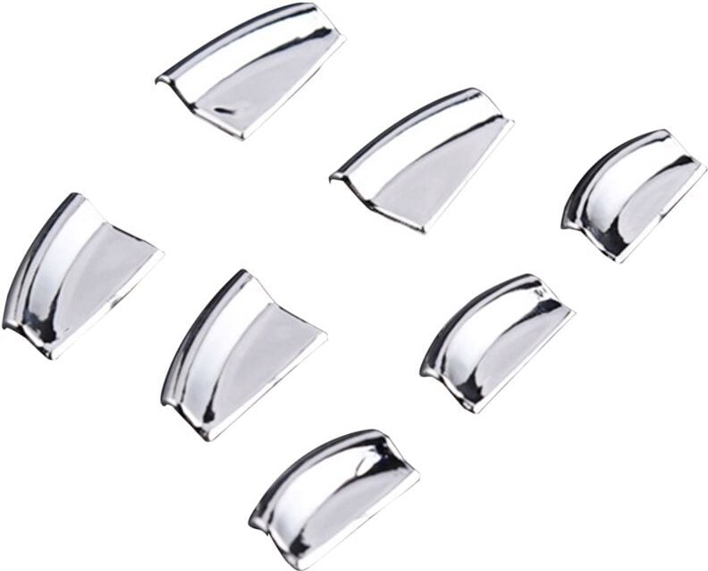 Tlily - 7PCS Auto Chrom Innen Tür Schalter Styling Zierleisten für Modell s / x Zubehör