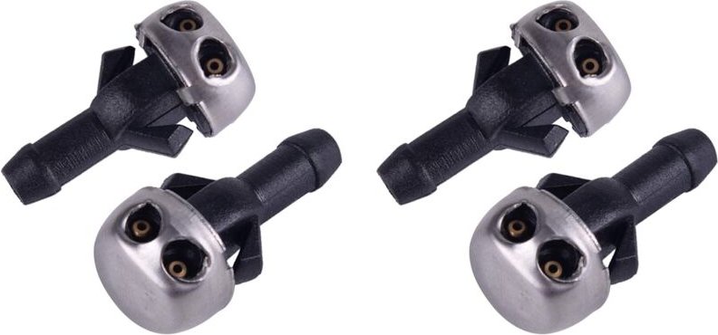 Tlily - 4 stücke Scheiben Waschanlage Düse Wasser Sprühen Strahl Passend für R107 W114 W115 230 240D 380 450 560 sl 1078...