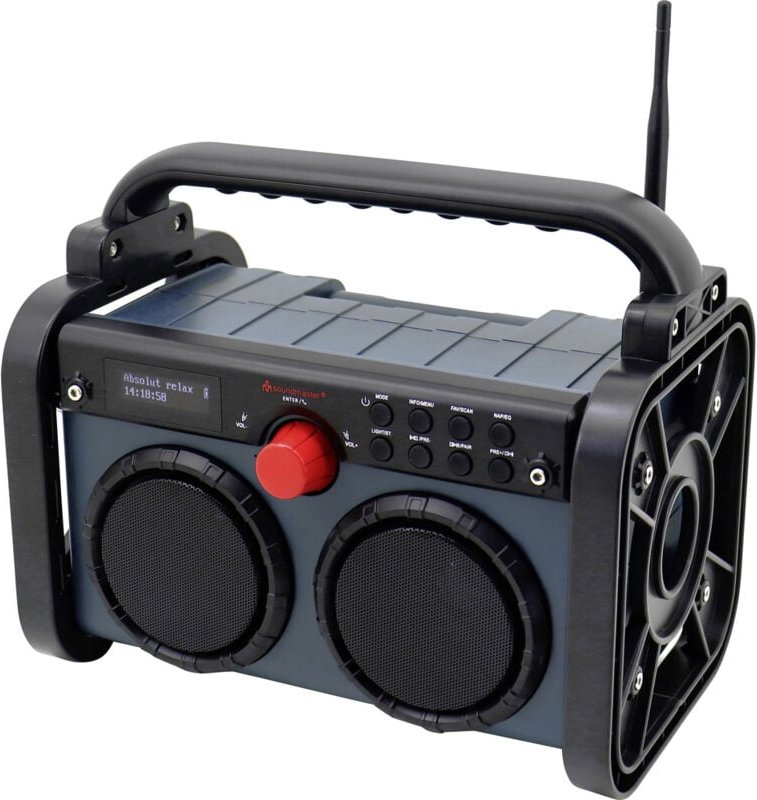 DAB85BL Baustellenradio dab+, ukw aux, dab+, ukw Blau, Schwarz - Soundmaster
