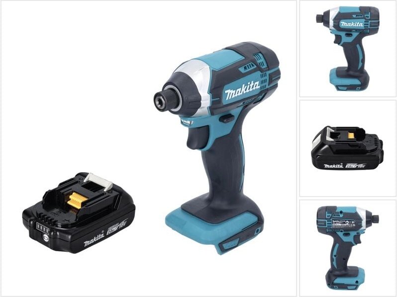 Makita DTD 152 A1 Akku Schlagschrauber 18 V 165 Nm 1/4" + 1x Akku 2,0 Ah - ohne Ladegerät