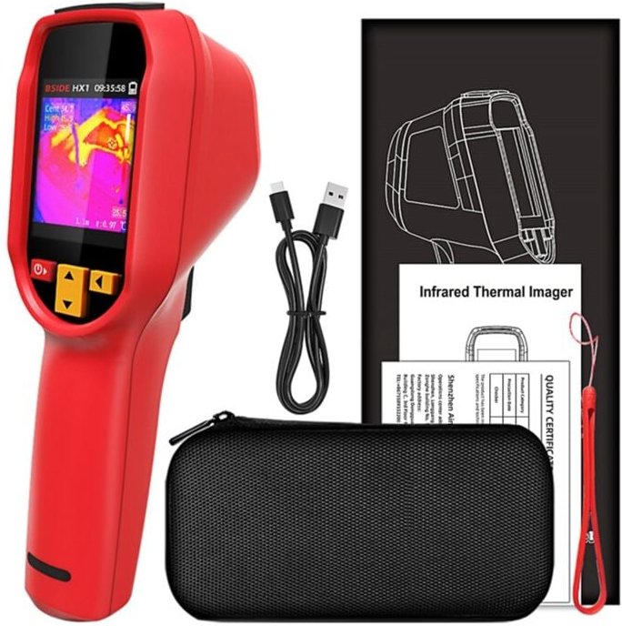 HX1 Handheld Infrarot-Wärmebildkamera Mikrobolometer Tragbare radiometrische Thermometerkamera