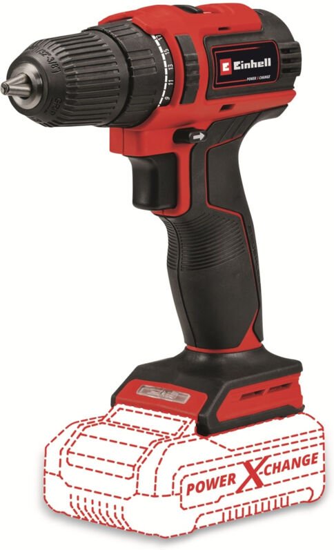 Akku-Bohrschrauber te-cd 18/40 Li bl - Solo Power X-Change (Li-Ion, 18 v, 40 Nm, bürstenloser Motor, Drehzahl-Elektronik...