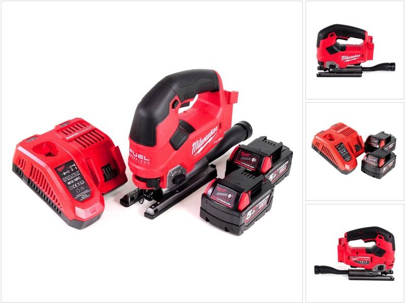 M18 FJS-502C Stichsäge 18V Brushless + 2x Akku 5,0Ah + Ladegerät - Milwaukee