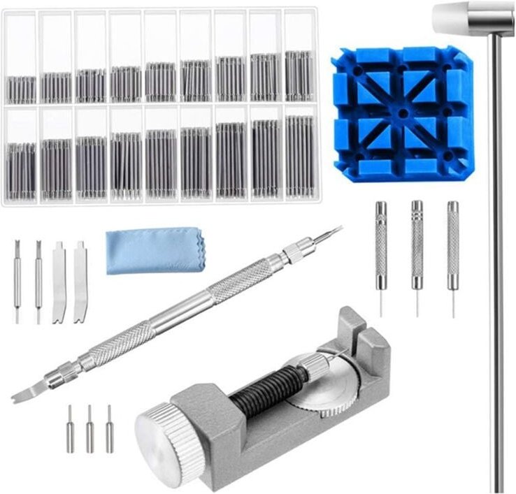 Uhren-Wartungswerkzeug-Set, Armbandmontage und -entfernung, ohrenbetäubende, einköpfige Ohrgabel