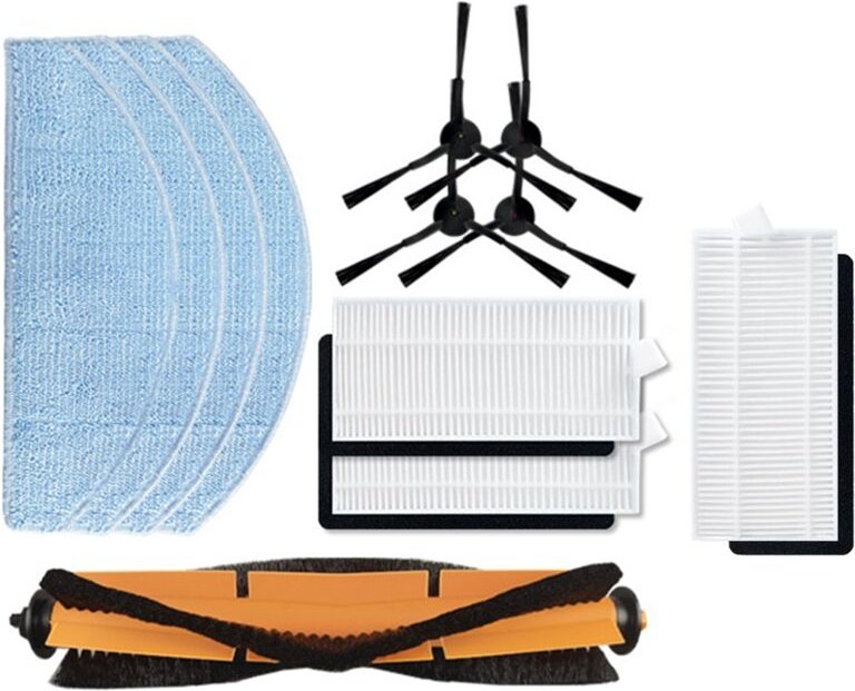 Für VC720R / VC725R Hauptseitenbürste Filter Mopptuch