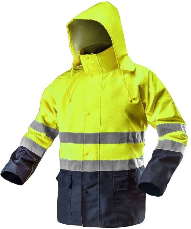 Warnschutz Regenjacke EN ISO 20471 neongelb XL
