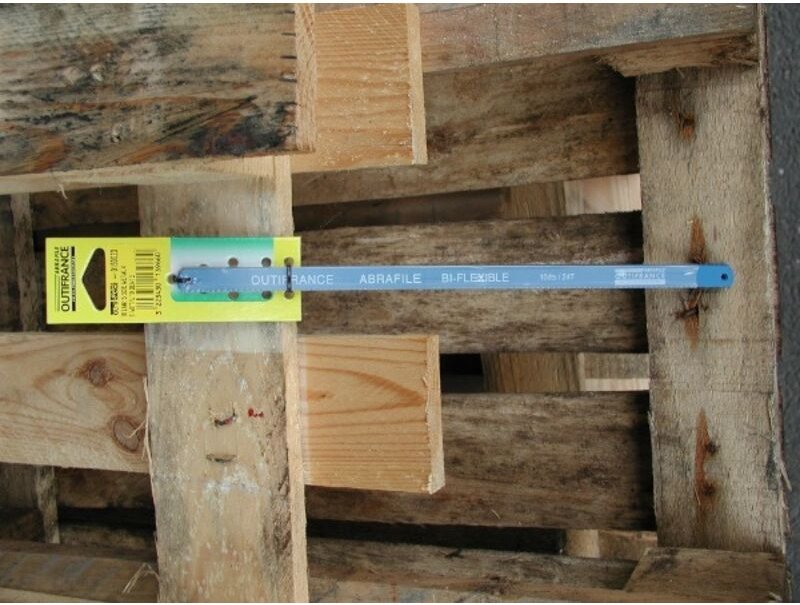 10 Bi-Metall-Bügelsägeblätter (10 Zähne/Zoll) OUTIFRANCE