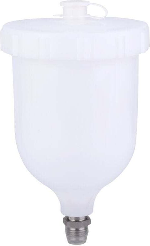600-ml-Airbrush-Farbbehälter, Kunststoff-Farbbecher mit Schwerkraftzufuhr, geeignet für D-evilbiss GTI / T-EKNA Pro Pri ...