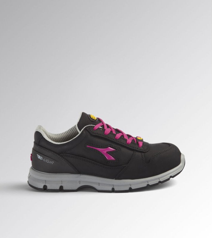Sicherheitsschuhe niedrig RUN S3S FO SR ESD Damen - Schwarz/Fuchsia 42