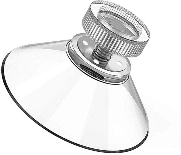 53 mm Saugnapf aus Kunststoff, 20-teiliges Set, Antikollisions-Saugnapf, transparente Gummischraube, Metallmutter, stark...