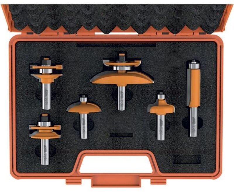 800.520.11 SATZ MIT 6 PROFILIERTEN KÜCHENFRÄSERN HW S=12,7 (dis.B) RECHTS