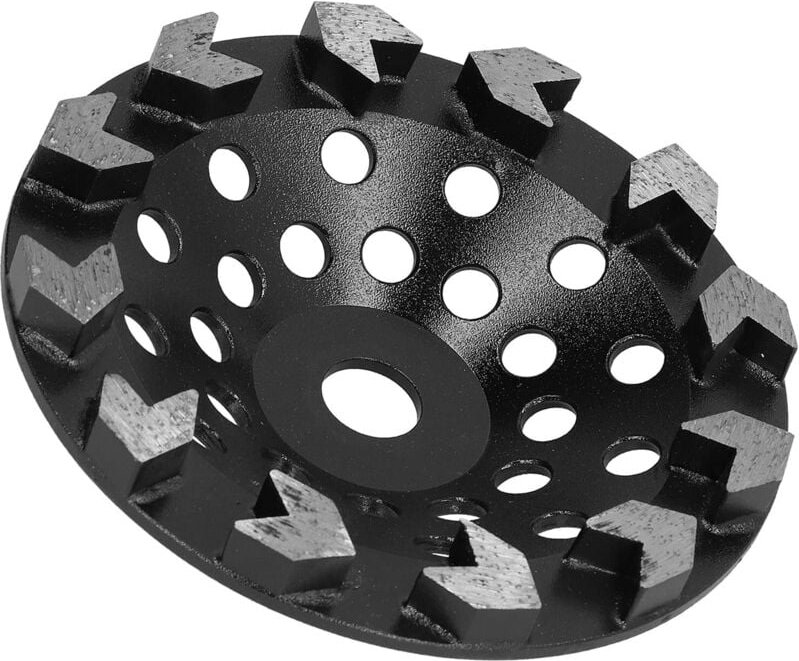 Diamant-Schleifscheiben mit 10 Zähnen zum Schleifen von Granit, Mauerwerk, Marmor und schwarzem Beton Durchmesser 180 mm...