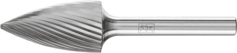 August Rüggeberg Gmbh&co.kg - pferd Hartmetall Frässtift Spitzbogen spg ø 16x30mm Schaft-Ø 6 mm Z3 universal mittel