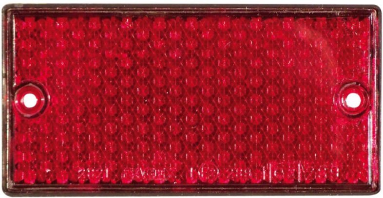 Rechteckiger roter Reflektor