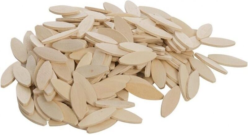 Verbindungsscheiben Größe 0, Packung mit 100 Stück, Hochwertige Buchen-Holzplatten für Schreiner und Heimwerkerprojekte