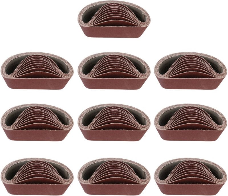 Schleifbänder 100 x 915 mm, Körnung 80/120/150/240/400 für Bandschleifer, zum Schleifen, Feilen, Schärfen und Entzundern...