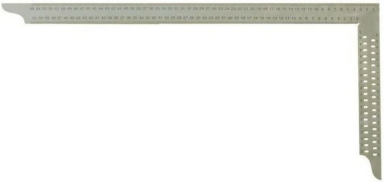 Zimmermannswinkel 800 mm 282 mit mm-Skala Typ a Anreißlöcher Edelstahl - Hedue