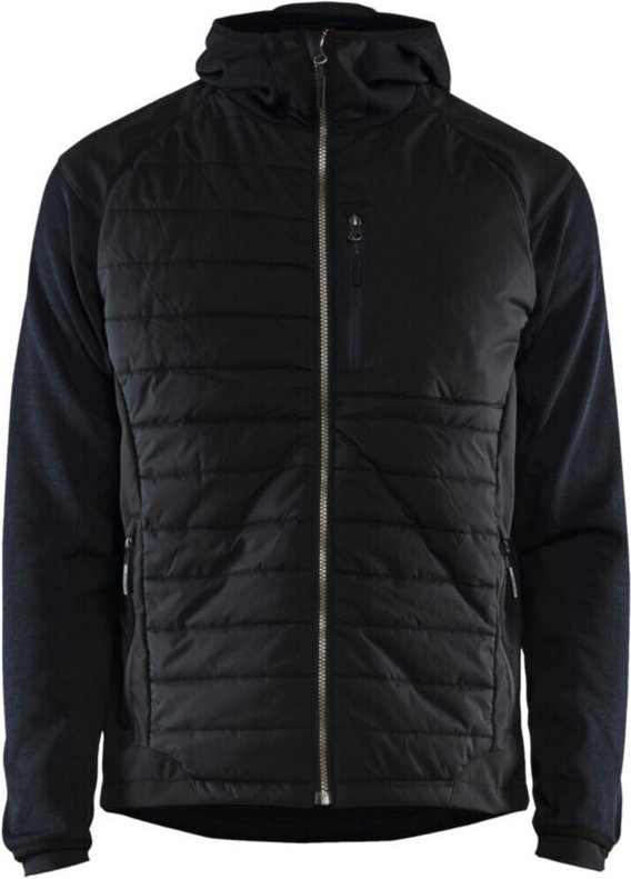 Blakläder Hybrid-Jacke, dunkel marineblau / schwarz, Unisex-Größe: m