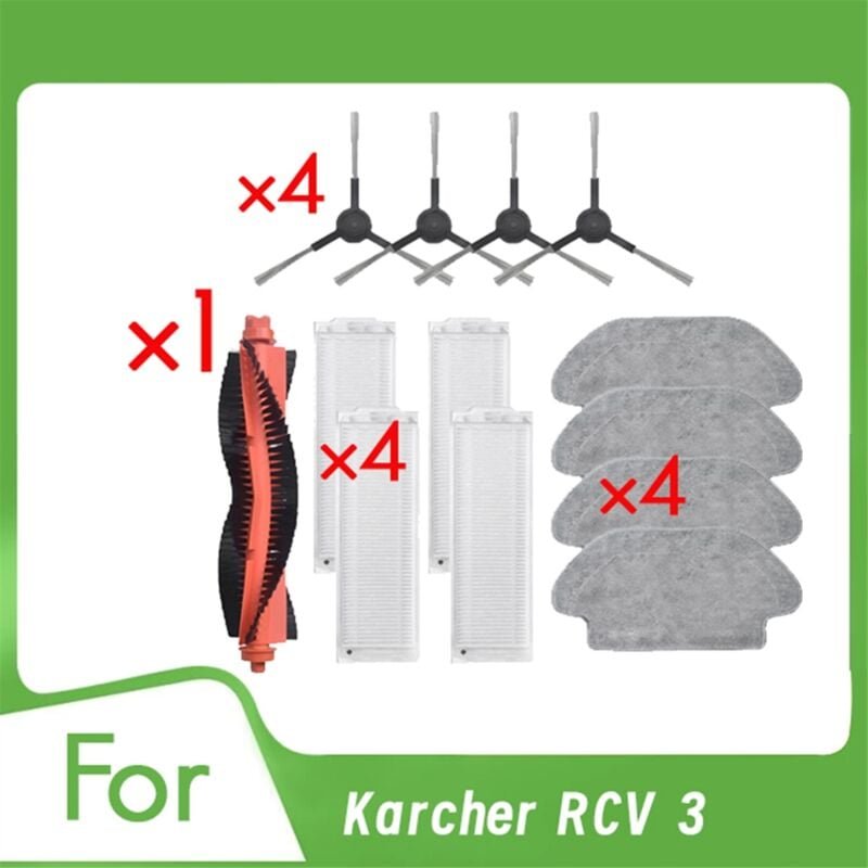 Für Staubsaugerzubehör Hauptseitenbürste Moppfilter