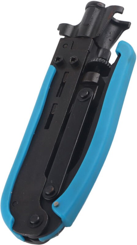 Kabelverschraubungswerkzeug, kleines, tragbares und leichtes Koaxialkabelverschraubungswerkzeug mit Crimpzange für RG59-...