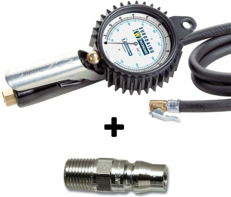 Wonder - reifendruckpistole manometer druckluftpistole 1991 bar psi + 1/4' japan