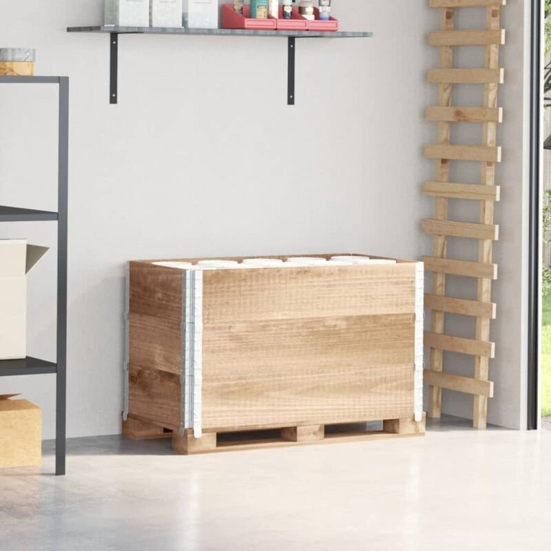 Paletten-Aufsatzrahmen 3 Stk. 100x50 cm Massivholz Kiefer vidaXL118635