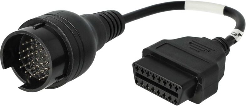 vhbw OBD2 Adapter 38Pin-OBD1 auf OBD2 kompatibel mit Iveco Auto, KFZ - 40 cm