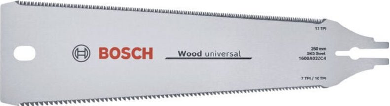 Home and Garden 1600A02ZB9 Handwerkzeuge Japansägeblatt Ryoba 250 mm Sägeblatt-Länge 250 mm - Bosch