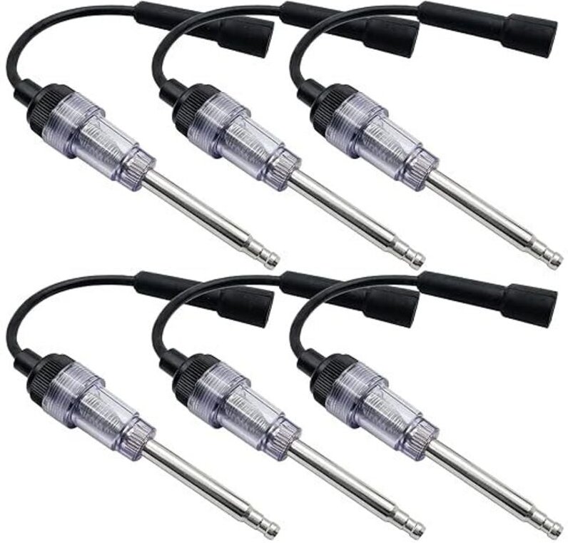 6 Stück Auto Zündkerze Tester - Zündkerze Tester Motor Zündspule Tester, Zündkerze Tester mit Fall, Zündkerze Tester Aut...