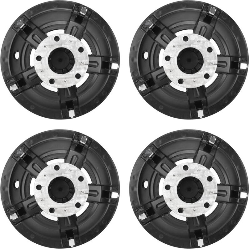 4 Stück Radnabenkorbkappe Radnabenabdeckung 10 Zoll Kratzschutz Ersatz-Radnabenabdeckung für EZ GO.