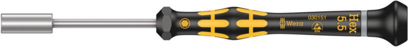 Elektronik- Steckschlüssel esd 5,5x60mm Wera
