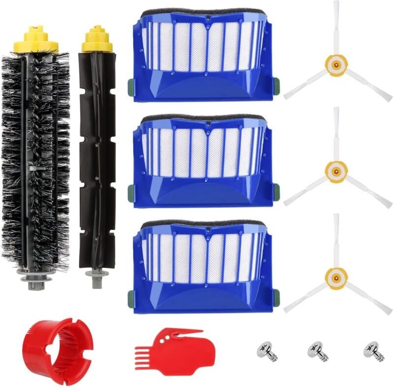 10 Stück Ersatzteile kompatibel für iRobot Roomba 600 Serie 605 610 614 616 620 621 625 630 635 640 650 660 665 670 671 ...