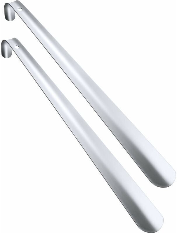 2er-Pack Schuhlöffel mit langem Griff aus Edelstahl – bequemer Griff für Senioren