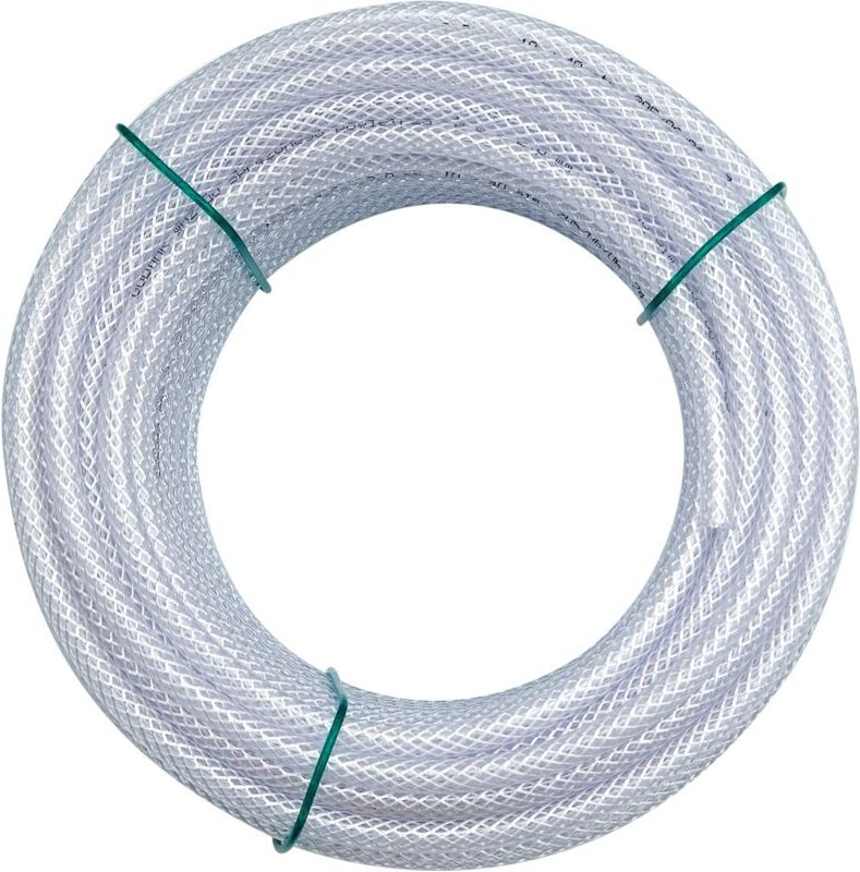 PVC Gewebeschlauch, Luft, Wasser, Benzin 10/40bar 8mm 50m