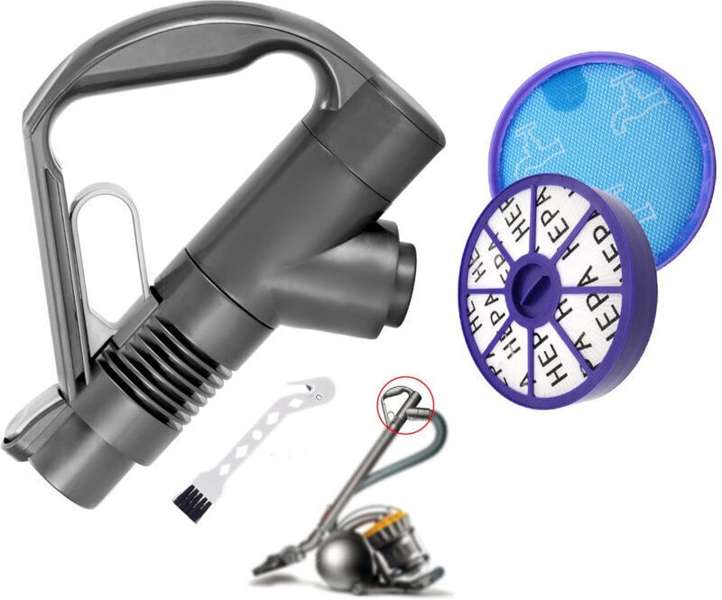 Griff kompatibel mit DC29, DC33C, DC37, DC52, DC19, DC23, DC26, Ersatzteil 917276-01, Ersatzgriff für Staubsaugerzubehör