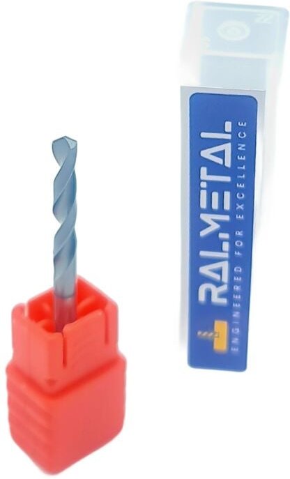 VHM Hartmetallbohrer - 1,0 x 6 x 38 mm - 45 HRC