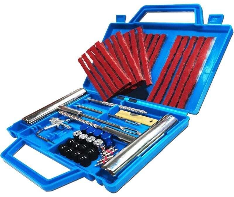 53-teiliges Reifenreparaturset, tragbares Autoreifenreparaturset, Autoreifen-Reparaturset, Reifenreparaturset für Autos,...