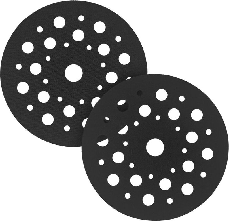 Set mit 2 Schleifscheibenschutzkappen Ø 125 mm, 33 Löcher – Kompatibel mit Festool, Bosch, Dewalt und weiteren Herstelle...