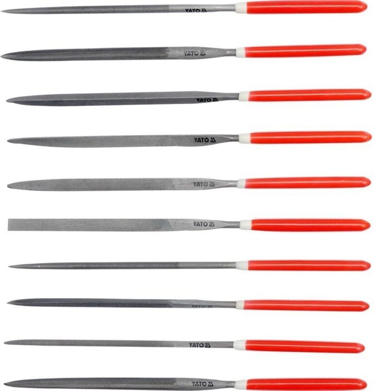 Nadelfeilen-Set 10-teilig 3x140x65mm YT-6163 Yato