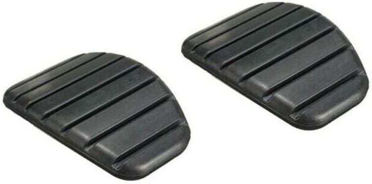 2-teiliger Kupplungspedalbezug, rutschfester Bremspedalbezug aus Gummi für Megane, Laguna, Clio, Kangoo, Scenic