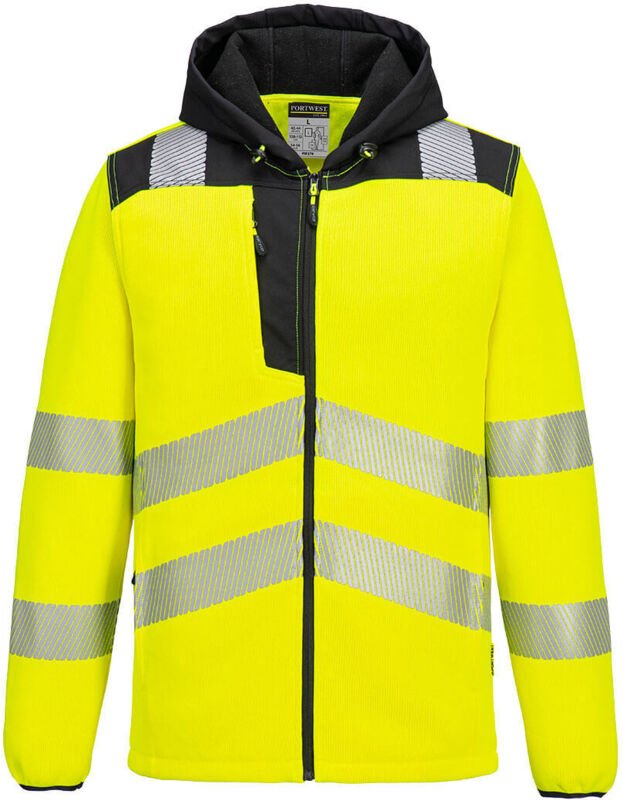 Technische Polartec Hi-Vis PW3 Gelb/Schwarz 2XL