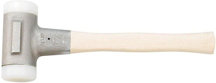 Fervi - Anti-Ruckschlag-Hammerhammer mit 60-mm-Nylonkopfen 0728