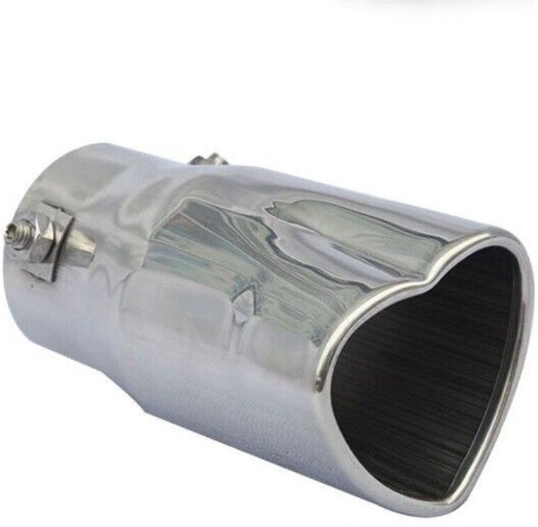 Herzförmiges Edelstahl-Endrohr für Autoauspuffanlage