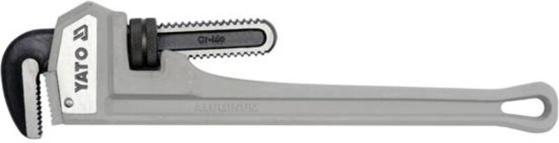 Yato YT-2483 Schraubenschlüssel of Rohr Aluminium, Schwarz Aluminium 6 cm Rohrzange Amerikanisches Modell Chrom-Molybdän...