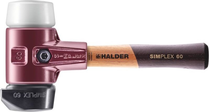 Schonhammer simplex Länge 280 mm Kopf-Ø 60 mm Holz Stiel: extra kurz