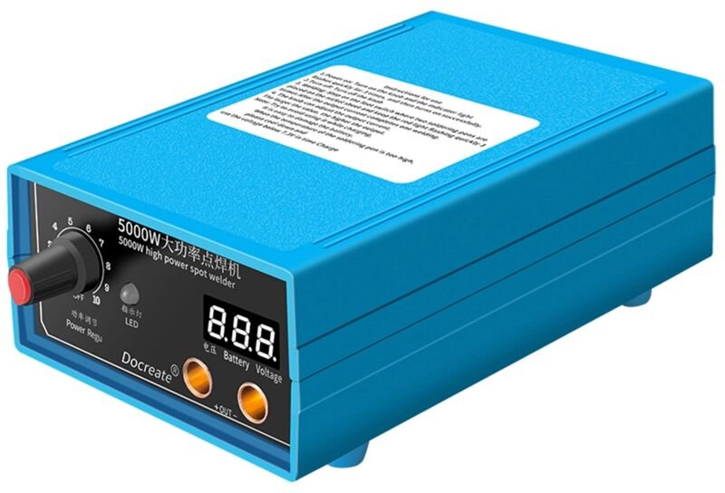 Hochleistungsfähige, tragbare 5000-W-Multifunktions-Punktschweißmaschine mit Fußpedal für Nickelbleche von 0,1 bis 0,15 ...