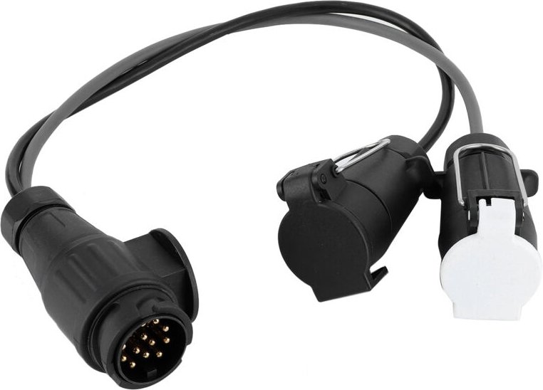 13- auf 7-poligen Stecker, Inline-Anhängersteckerkabel, Anhängersteckeradapter, Anhängerverlängerungskabeladapter, Kabel...