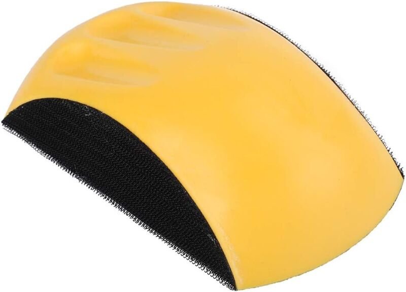 Ersandy - PU-Schaumstoffblock, Handschleifblock mit Klettverschluss, Klettschleifblock, Handschleifpadblock für Poliersc...