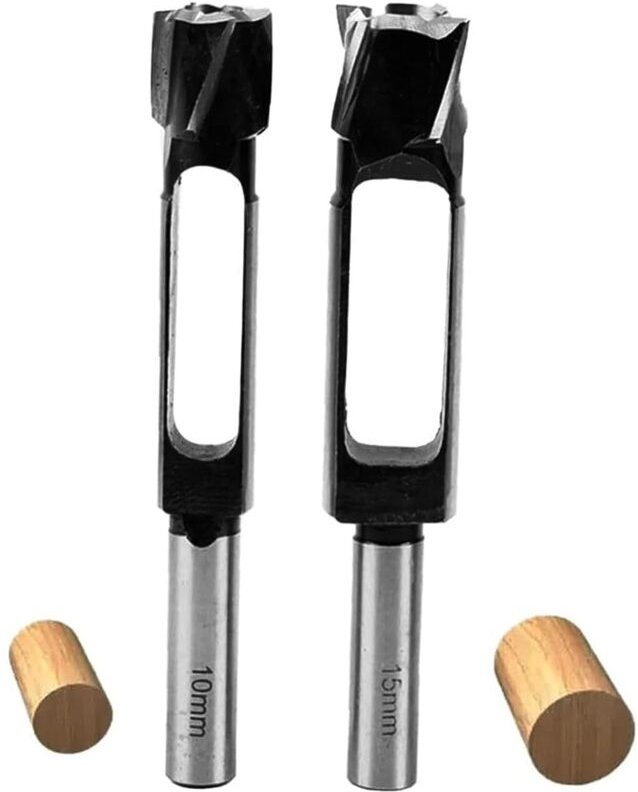 Sets mit Spindel- und Tiefdornwerkzeugschleifern, Holzdornwerkzeuge mit 1/2"-Rundgriff zur Nietenherstellung für Holzmöb...