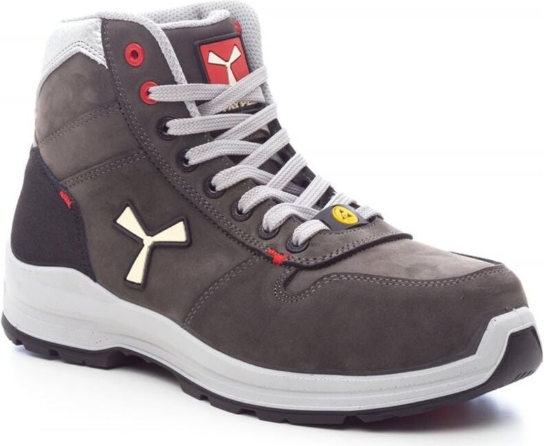 Sicherheitsstiefel Get Force mid 1445-0414-S1000 S3 esd src dguv Gr. 47 rauchgrau/weiß - Payper